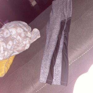 Pink ultimate leggings black and gray large